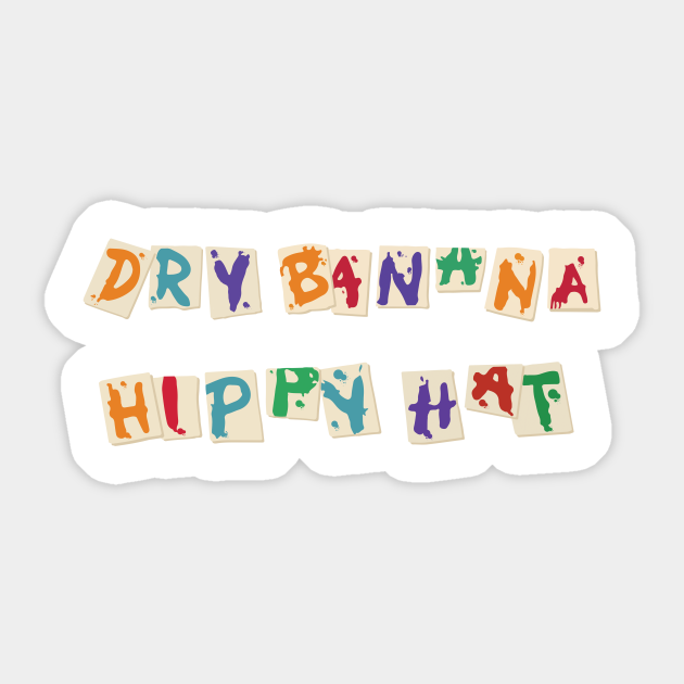 "Dry Banana Hippy Hat" Anna! Variant w/o Snowgies Frozen Sticker